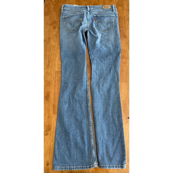 Levis 518 Superlow Bootcut Jeans Womens 3 M Low Rise Medium Wash Denim - Picture 7 of 7